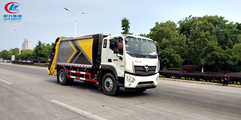 新款福田瑞沃壓縮垃圾車
