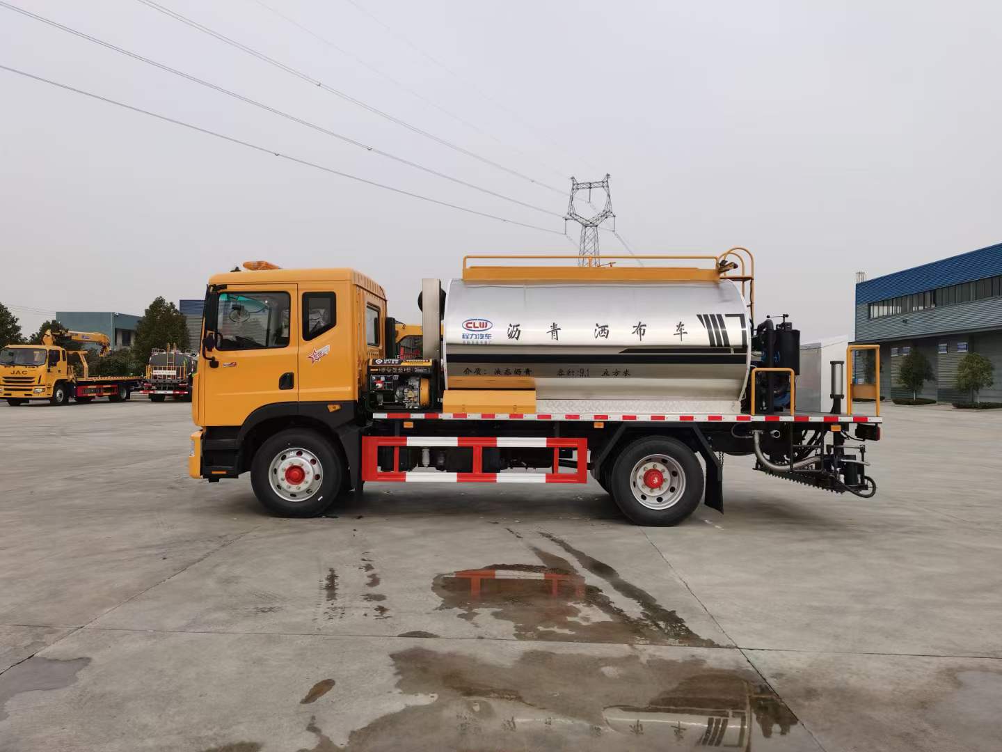 黃牌 東風D9瀝青灑布車